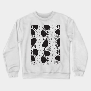 Leaf Doodle Seamless Surface Pattern Design Crewneck Sweatshirt